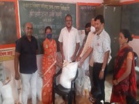 Foodgrain distribution at panaswadi families